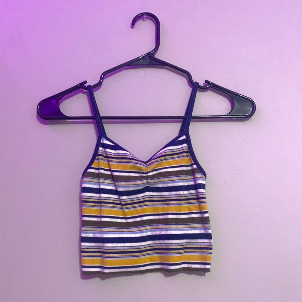 thrifted cropped tank